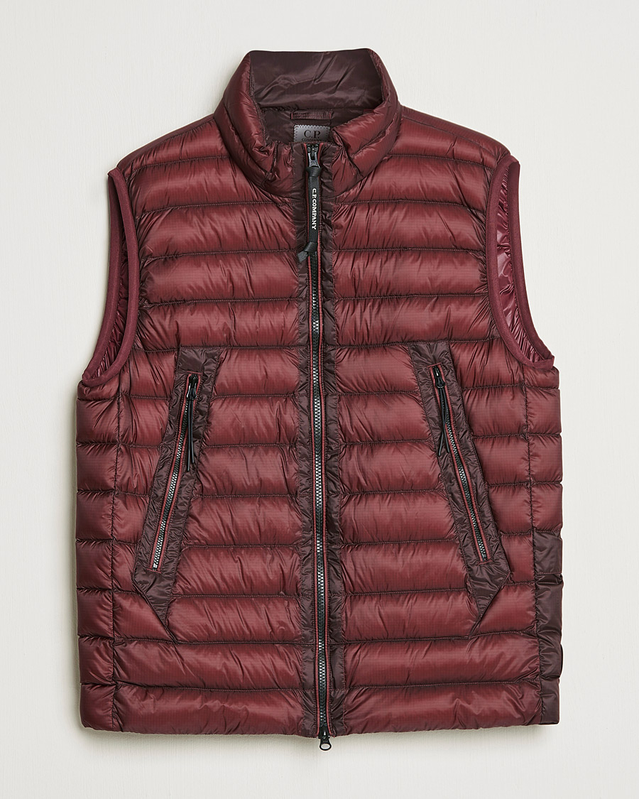 Herr | Jackor | C.P. Company | DD Shell Padded Down Vest Wine