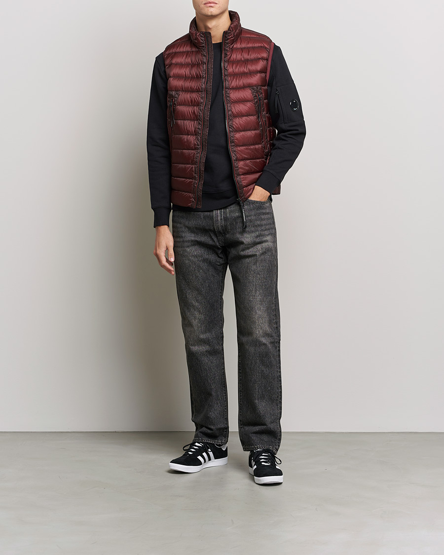 Herr | Jackor | C.P. Company | DD Shell Padded Down Vest Wine