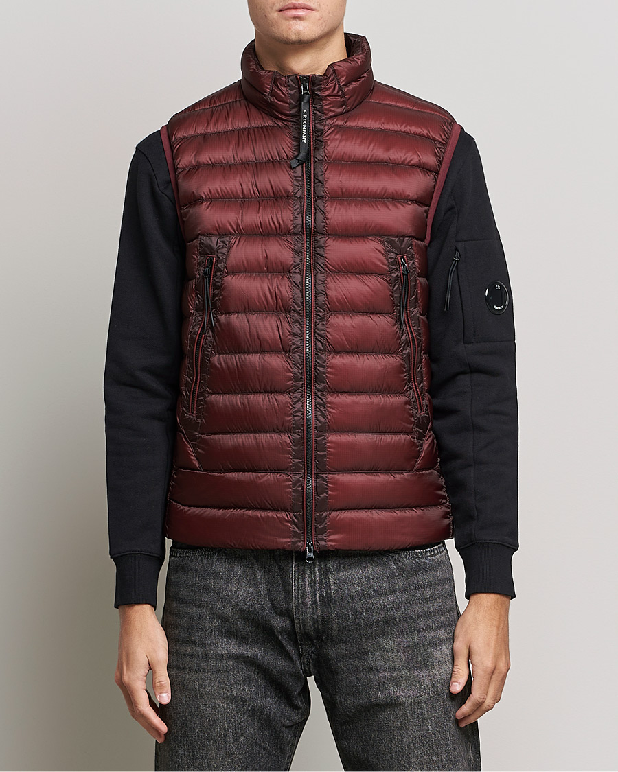 Herr | Jackor | C.P. Company | DD Shell Padded Down Vest Wine