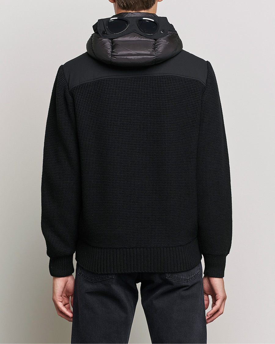 Herr | Jackor | C.P. Company | Merino Nylon Mixed Hybrid Jacket Black