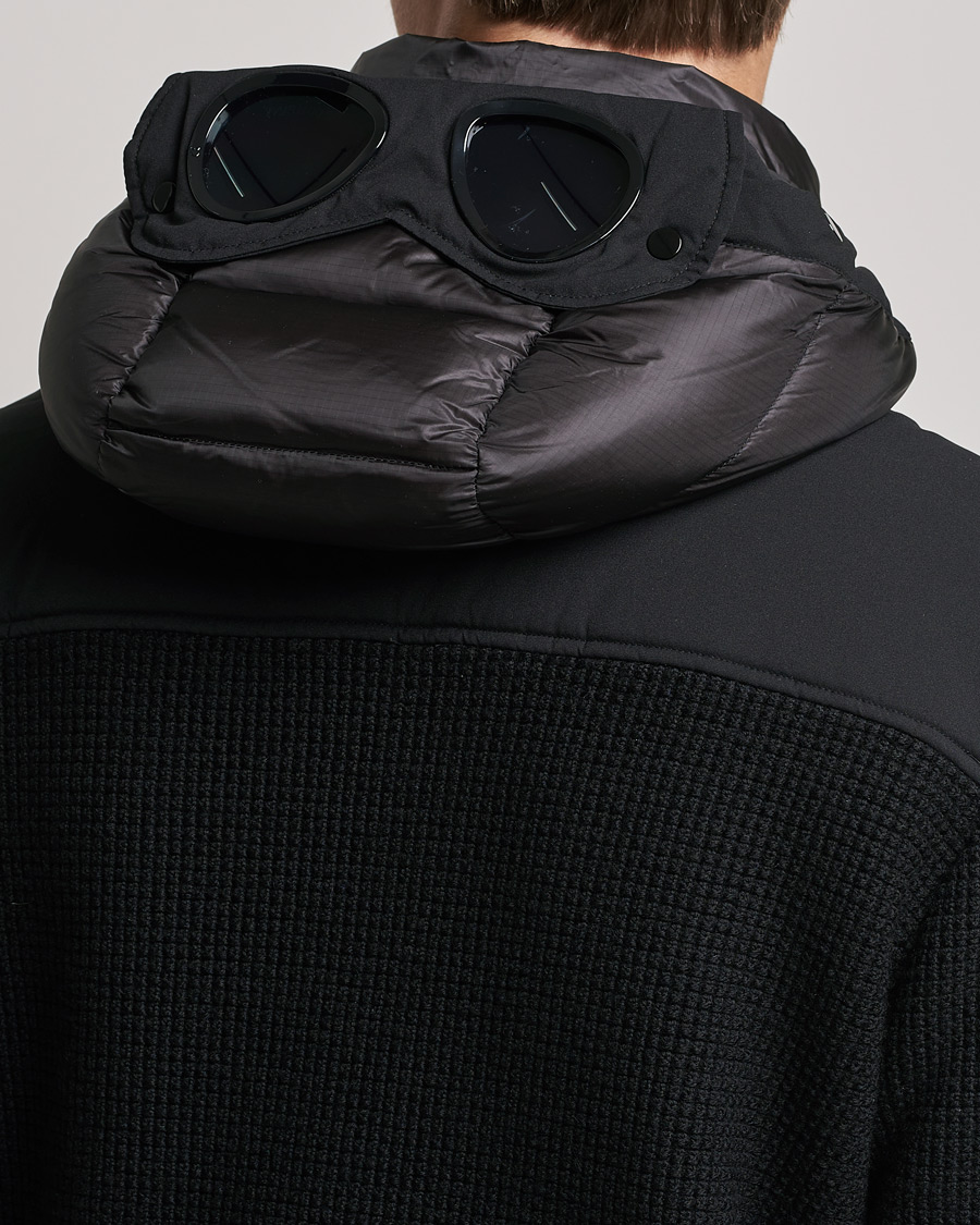 Herr | Jackor | C.P. Company | Merino Nylon Mixed Hybrid Jacket Black