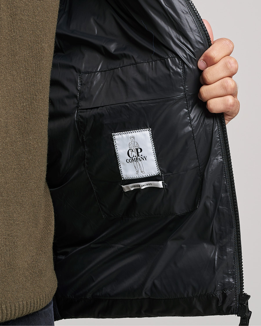 Herr | Jackor | C.P. Company | Merino Nylon Mixed Hybrid Jacket Black