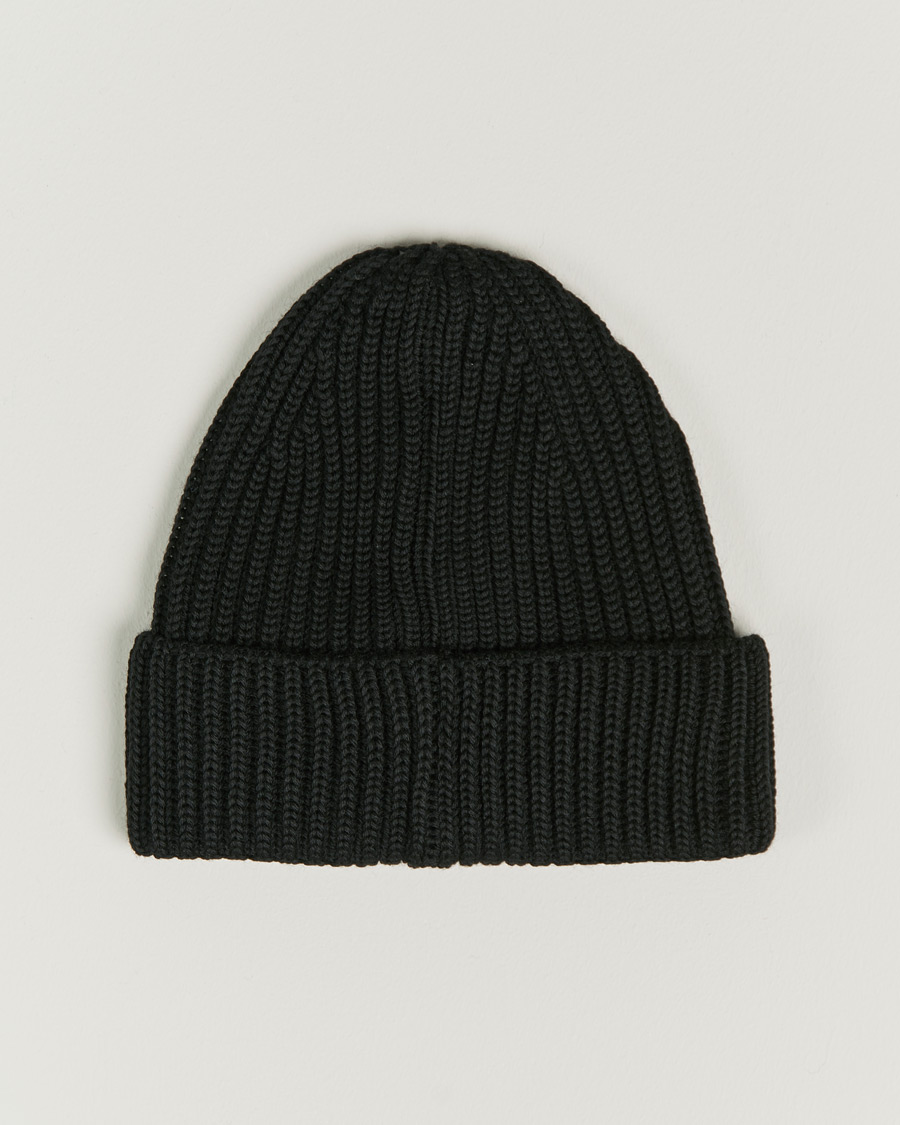 Herr | C.P. Company Knitted Merino Lens Beanie Black | C.P. Company | Knitted Merino Lens Beanie Black