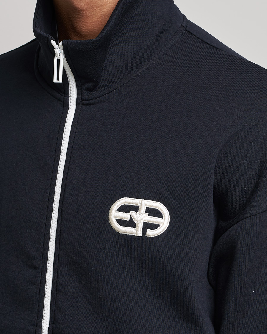 Herr | Tröjor | Emporio Armani | Wool Cardigan Dark Navy