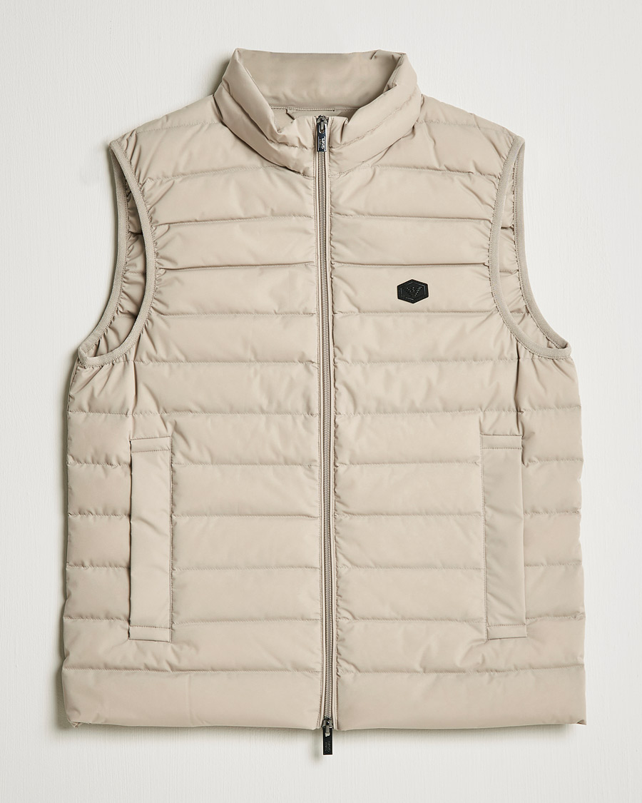 Herr | Jackor | Emporio Armani | Light Down Vest Beige