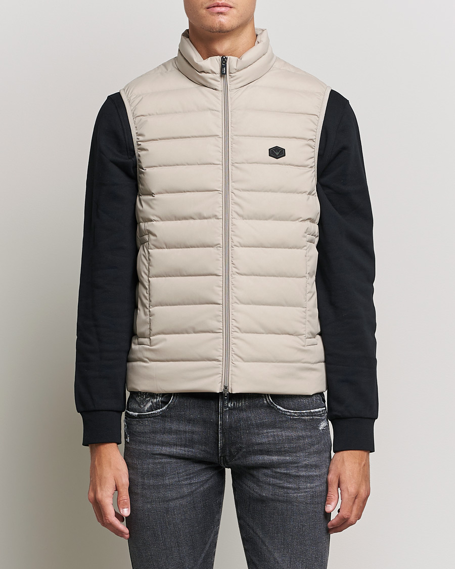 Herr | Jackor | Emporio Armani | Light Down Vest Beige