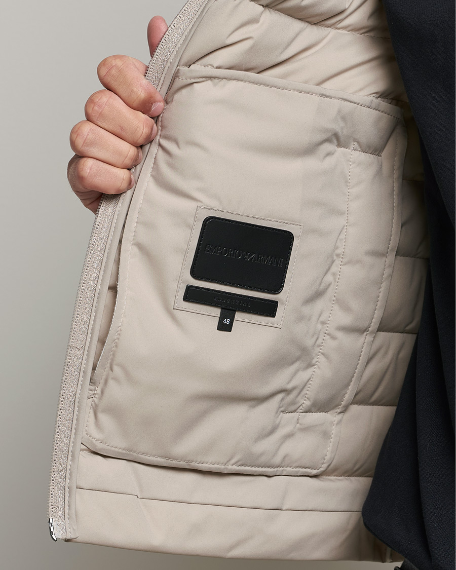 Herr | Jackor | Emporio Armani | Light Down Vest Beige