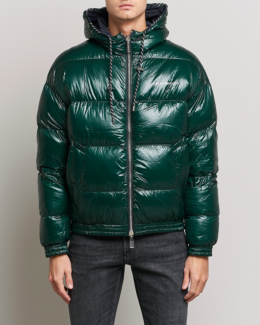 Herr | Jackor | Emporio Armani | Down Puffer Jacket Green/Black