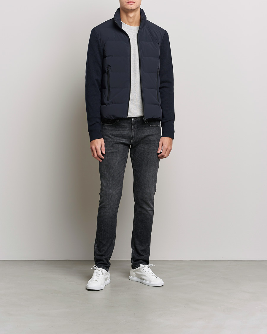 Herr | Jackor | Emporio Armani | Hybrid Jacket Navy