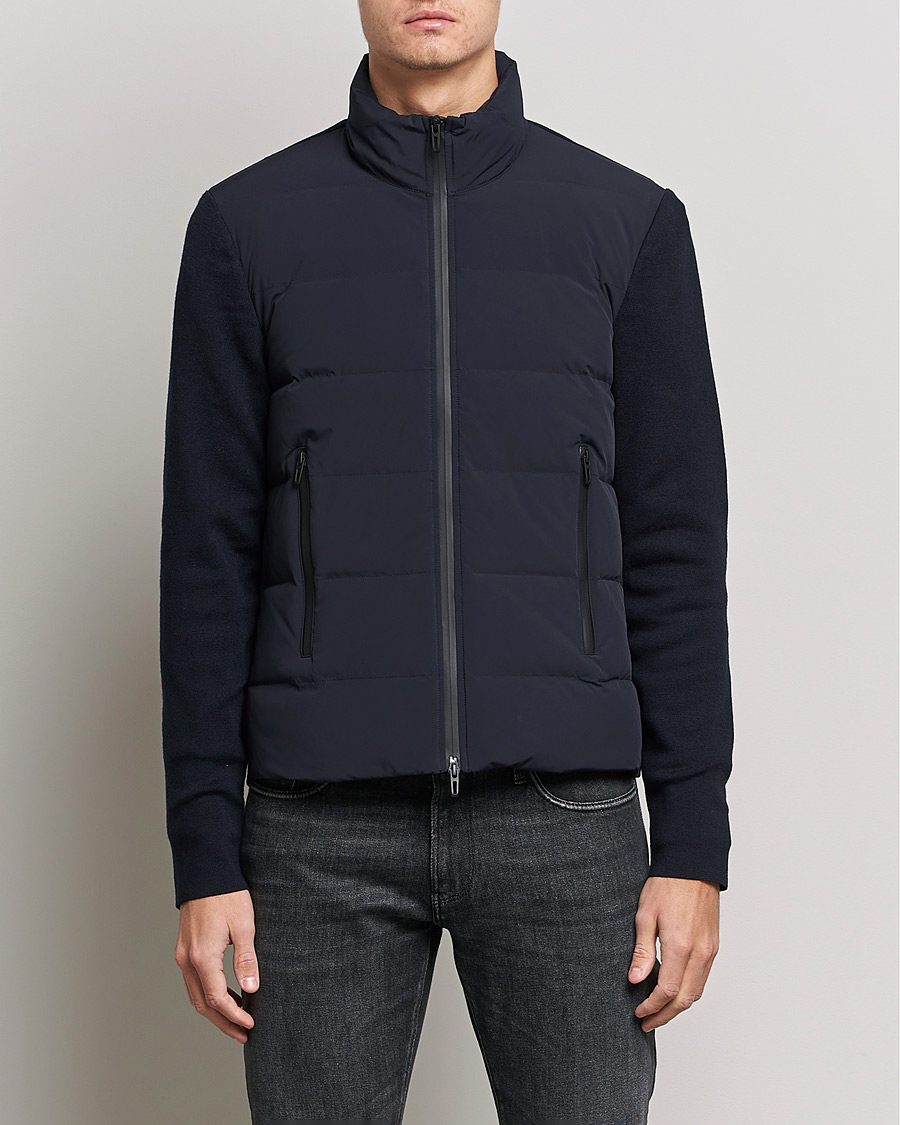 Herr | Jackor | Emporio Armani | Hybrid Jacket Navy