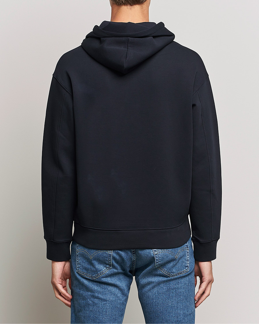 Herr | Tröjor | Emporio Armani | Printed Hoodie Navy