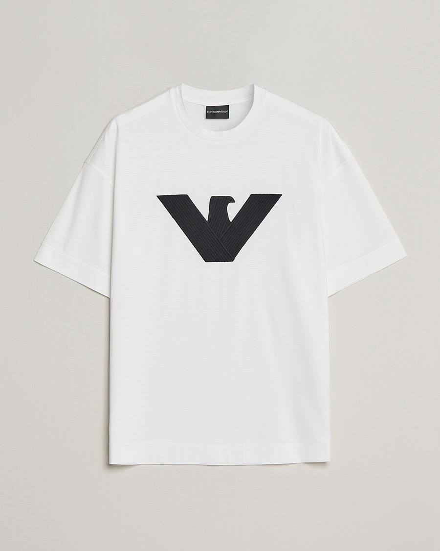 Herr | T-Shirts | Emporio Armani | Logo Cotton Tee White