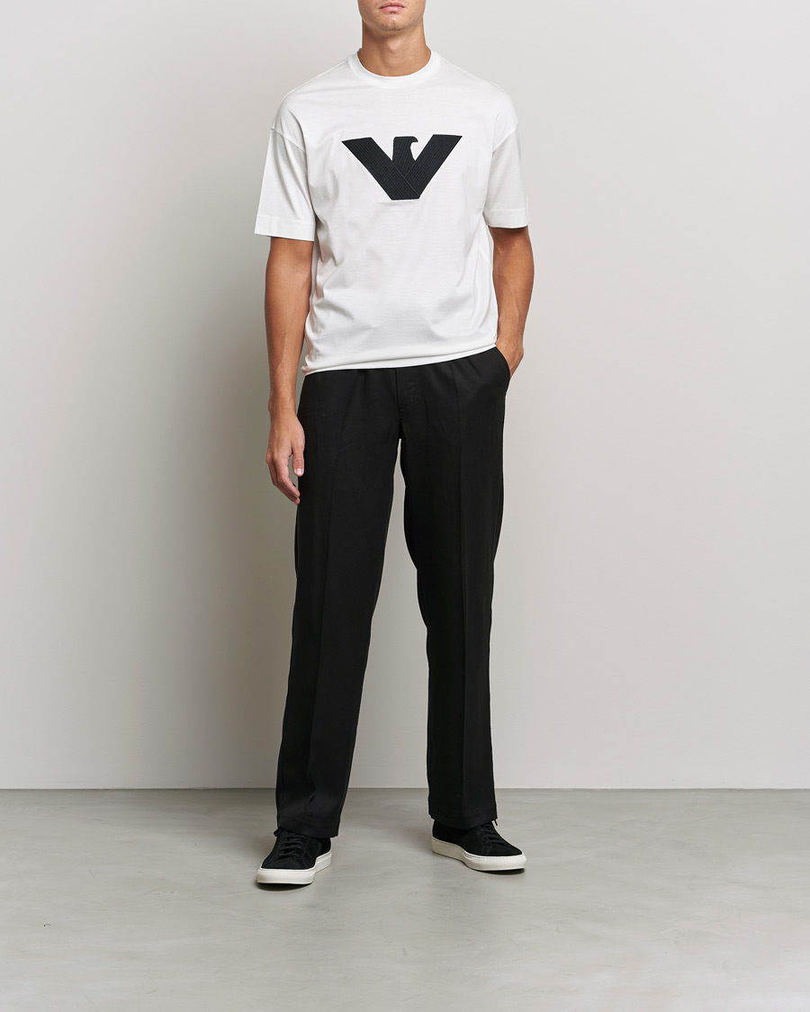 Herr | T-Shirts | Emporio Armani | Logo Cotton Tee White