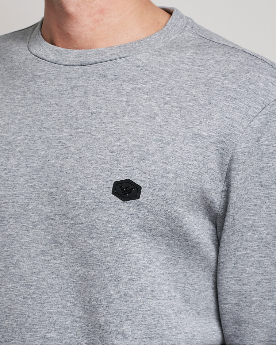 Herr | Tröjor | Emporio Armani | Cotton Sweatshirt Grey