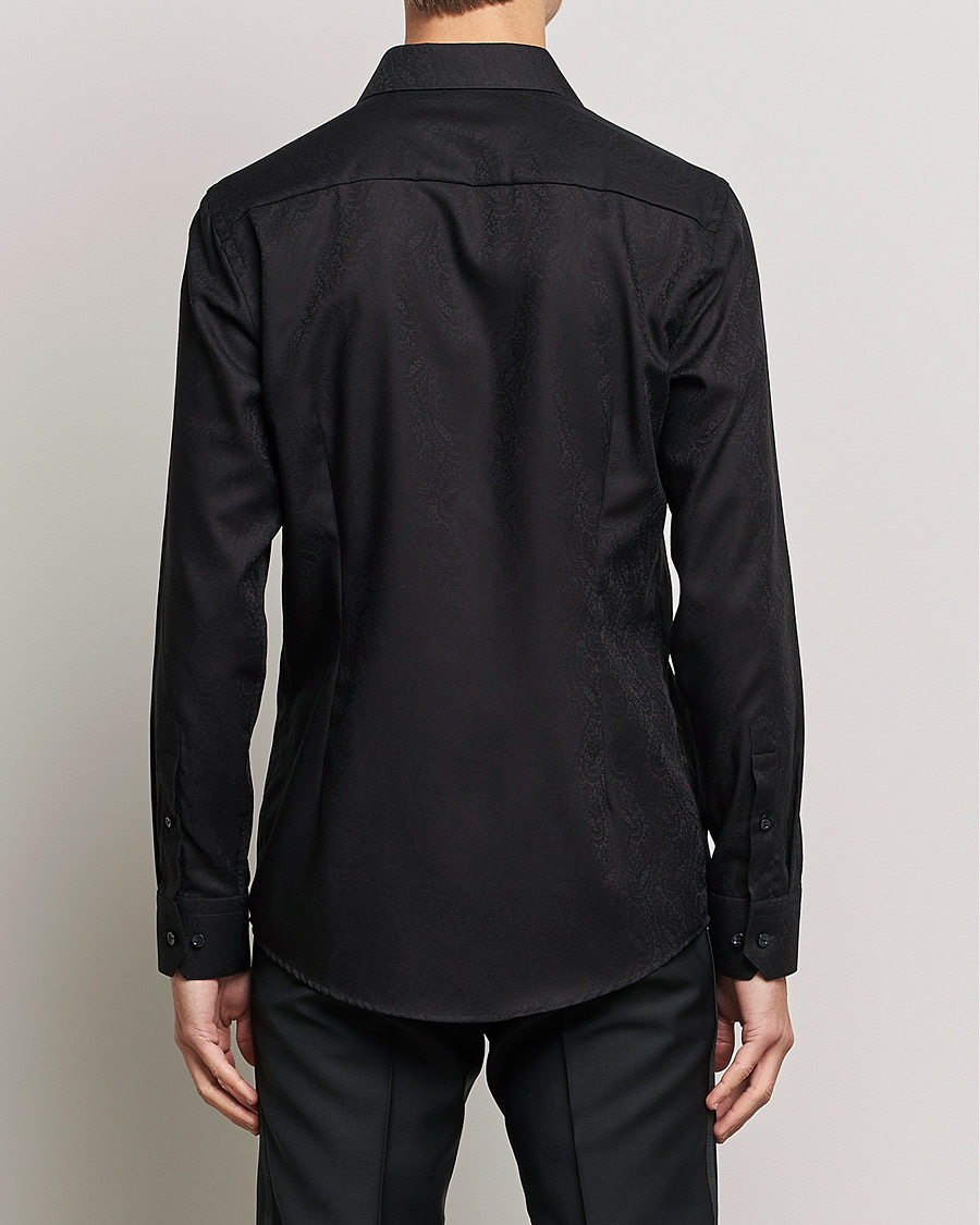 Herr | Skjortor | Eton | Jaquard Paisley Shirt Black