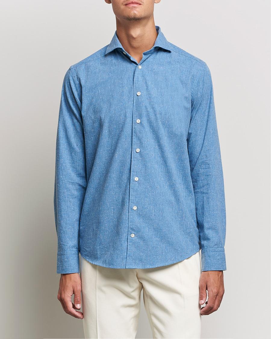 Herr |  | Eton | Recycled Cotton Shirt Blue
