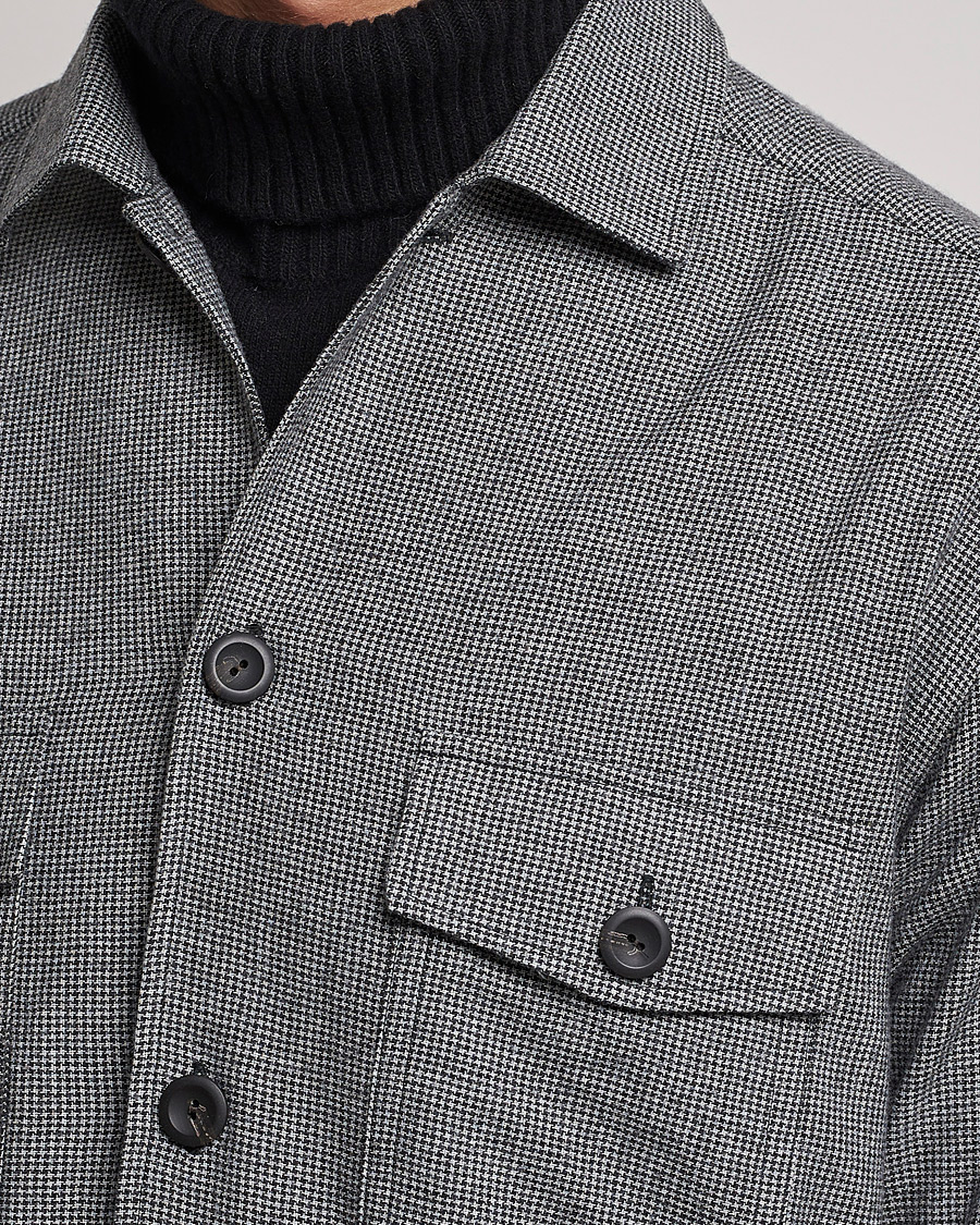 Herr | Skjortor | Eton | Wool Cashmere Overshirt Black