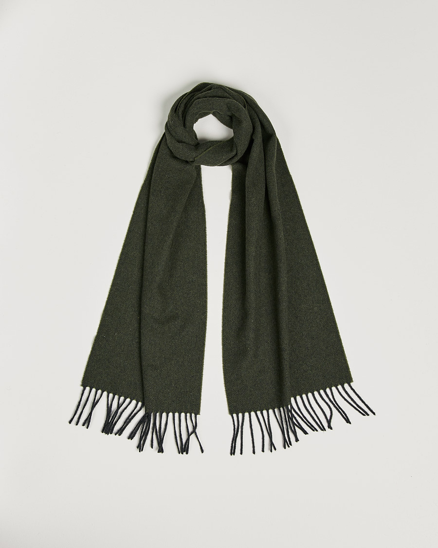 Herr | Eton Wool Scarf Olive | Eton | Wool Scarf Olive
