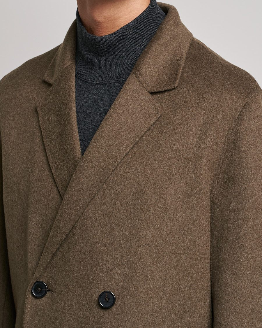 Herr | Jackor | Filippa K | Athens Wool Cashmere Coat Olive Melange