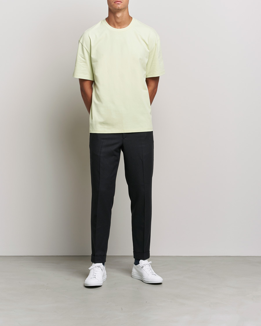 Herr | Byxor | Filippa K | Terry Flannel Trousers Black