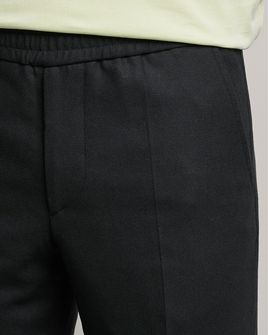 Herr | Byxor | Filippa K | Terry Flannel Trousers Black