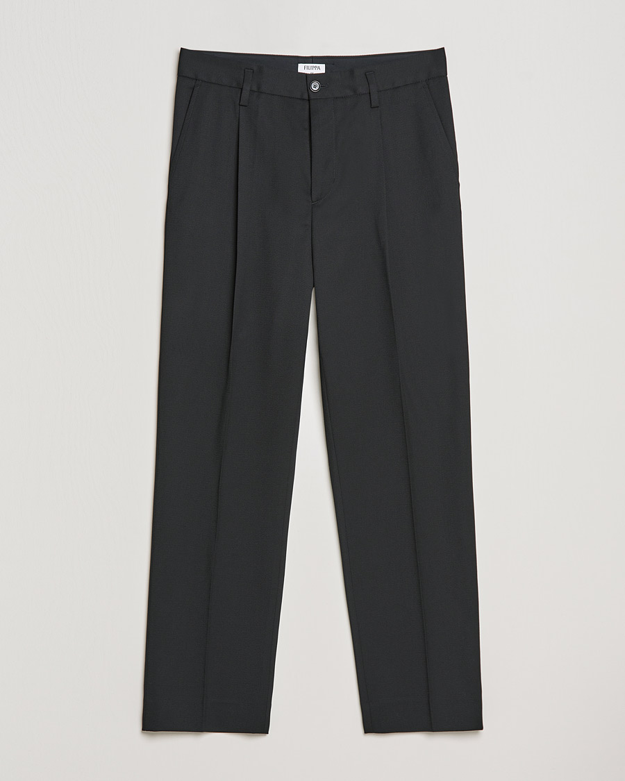 Herr | Byxor | Filippa K | Samson Wool Trouser Black