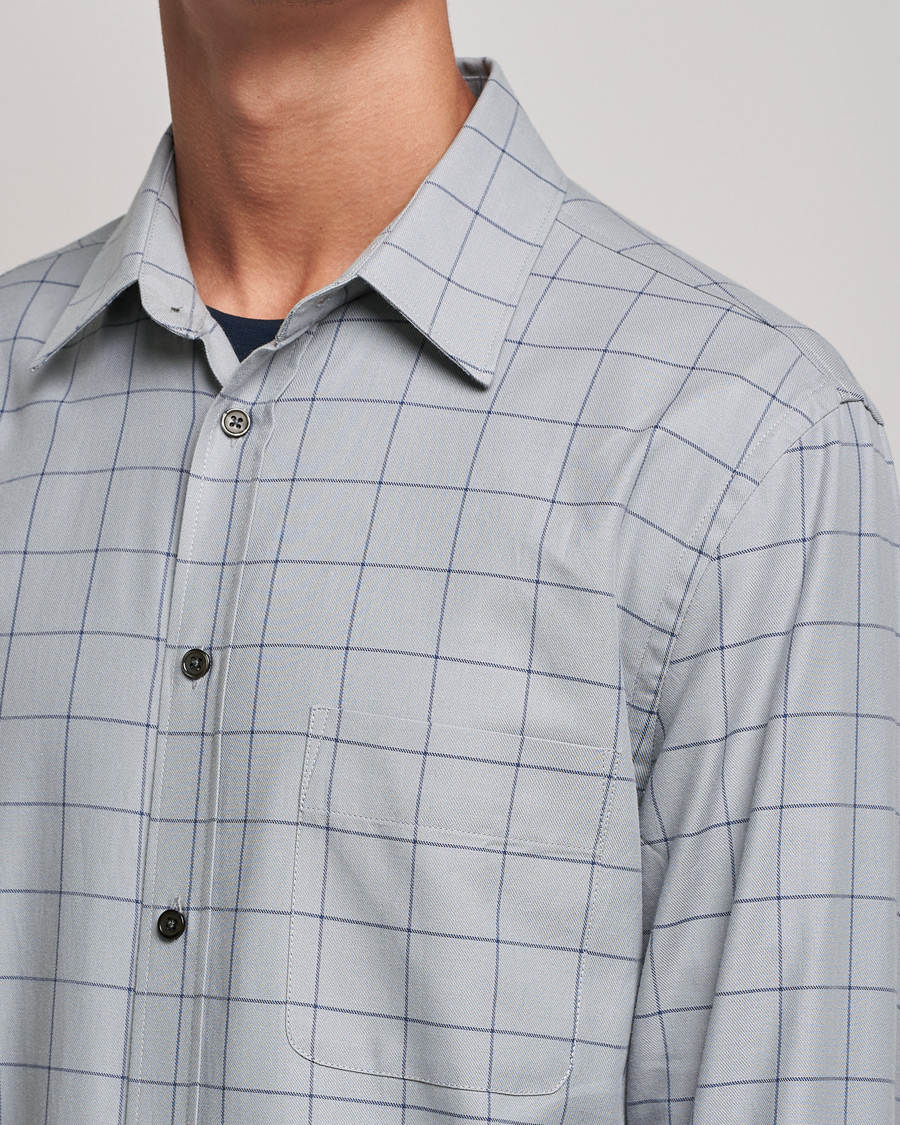 Herr | Skjortor | Filippa K | Rob Checked Shirt Light Grey