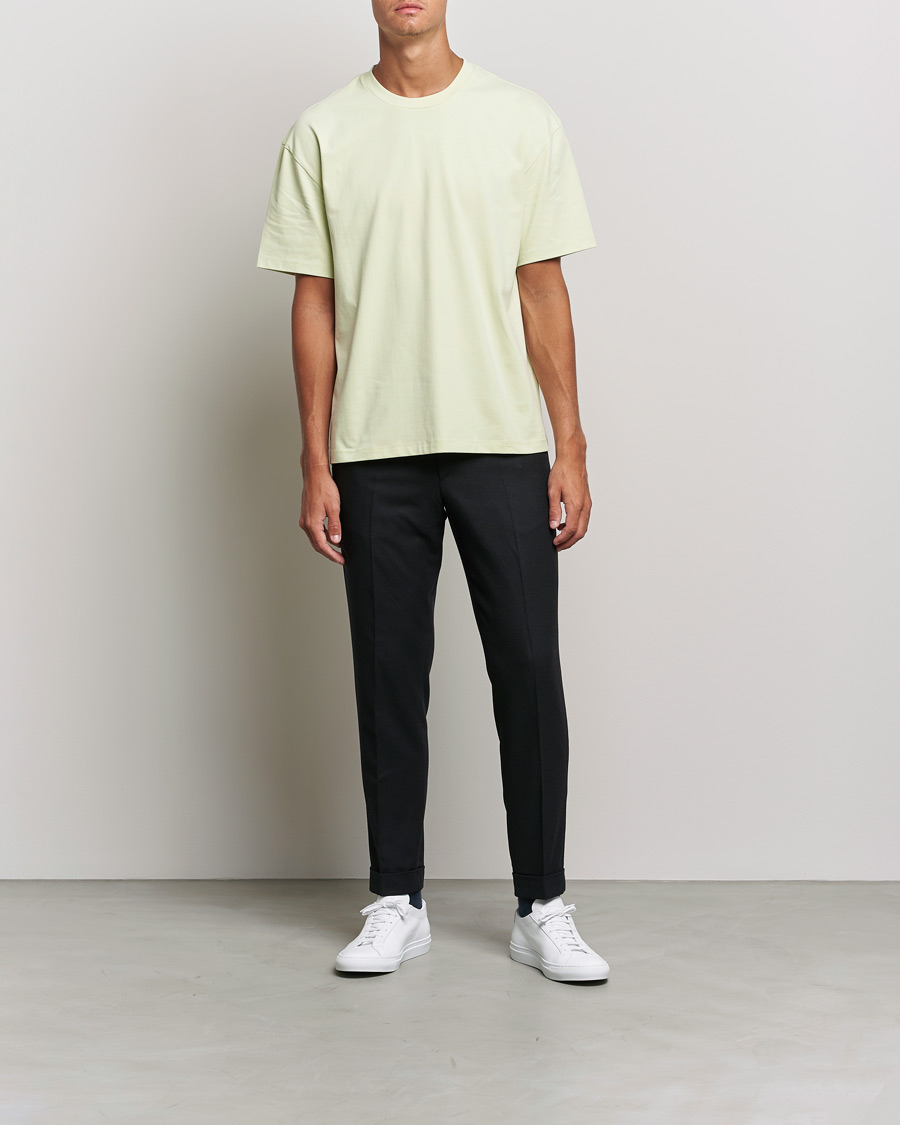 Herr | T-Shirts | Filippa K | Brushed Cotton Tee Pale Green