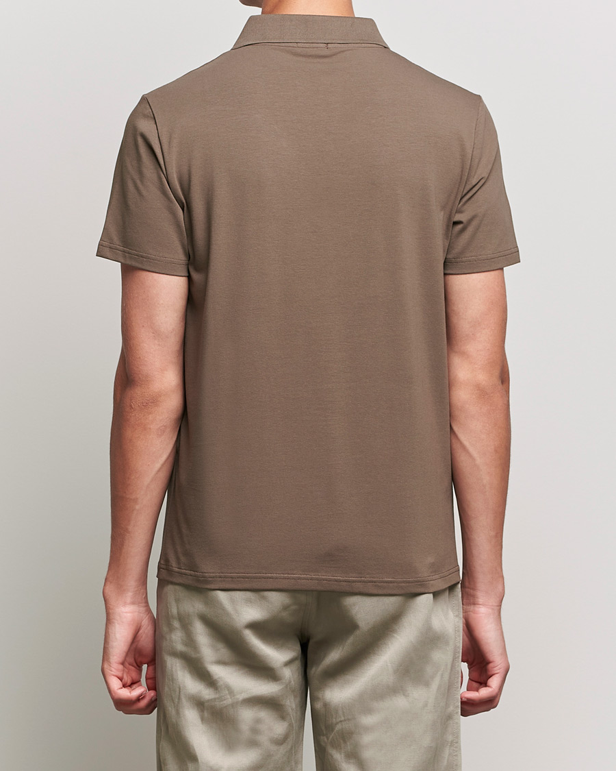 Herr | Pikéer | Filippa K | Lycra Polo T-shirt Mole Grey