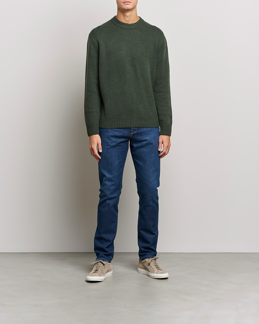 Herr | Jeans | FRAME | L´Homme Slim Stretch Degradable Jeans Indigo Land