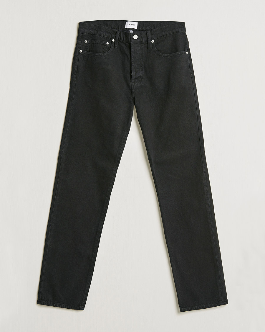 Herr | Jeans | FRAME | Stacked Straight Jeans Film Noir