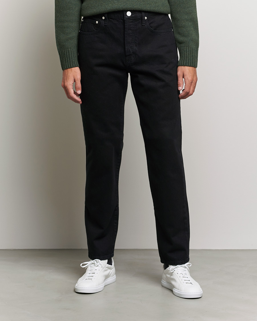 Herr | Straight leg | FRAME | Stacked Straight Jeans Film Noir