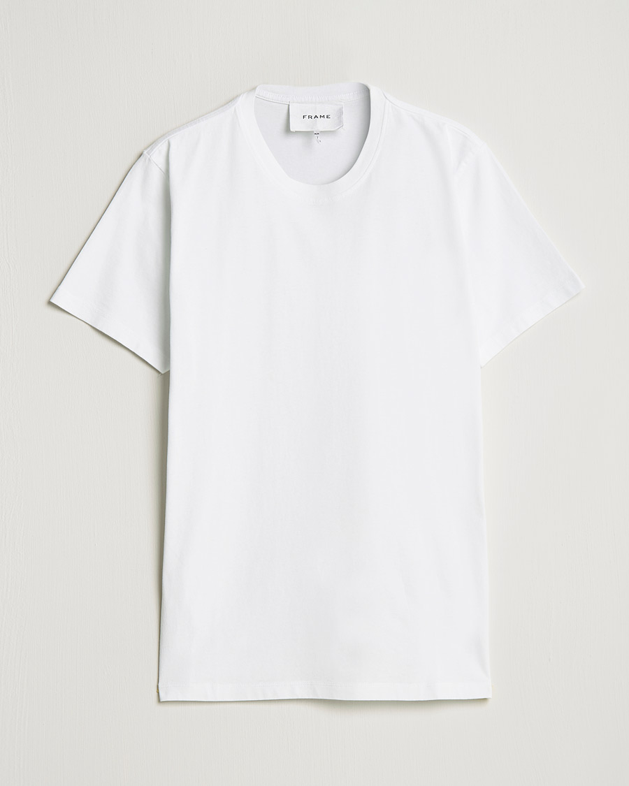 Herr | T-Shirts | FRAME | Logo T-Shirt Blanc