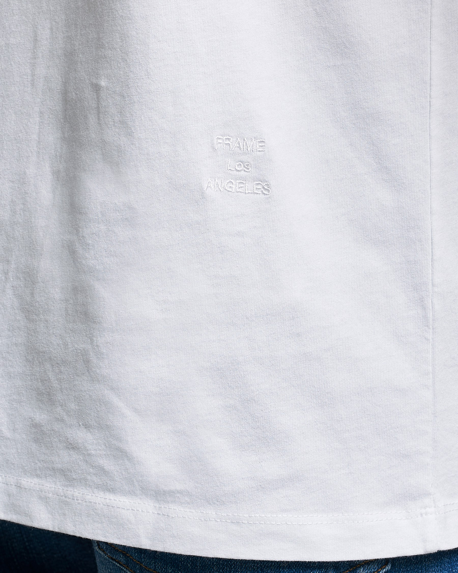 Herr | T-Shirts | FRAME | Logo T-Shirt Blanc