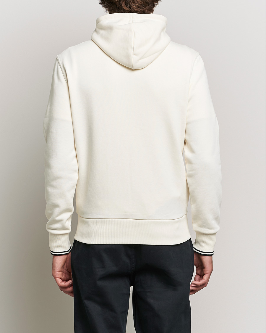 Herr | Tröjor | Fred Perry | Hooded Zip Sweatshirt Ecru