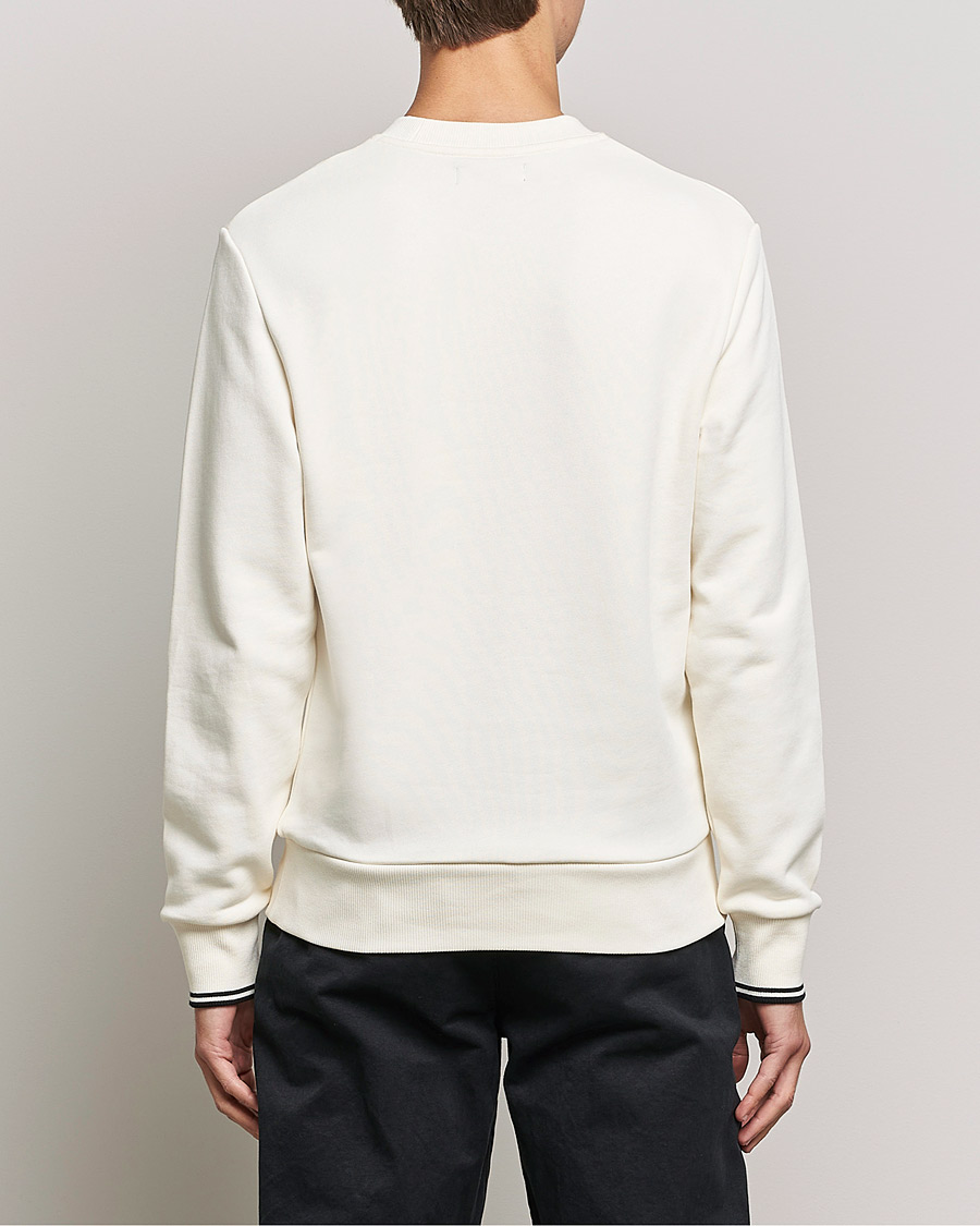 Herr | Tröjor | Fred Perry | Crew Neck Sweatshirt Ecru