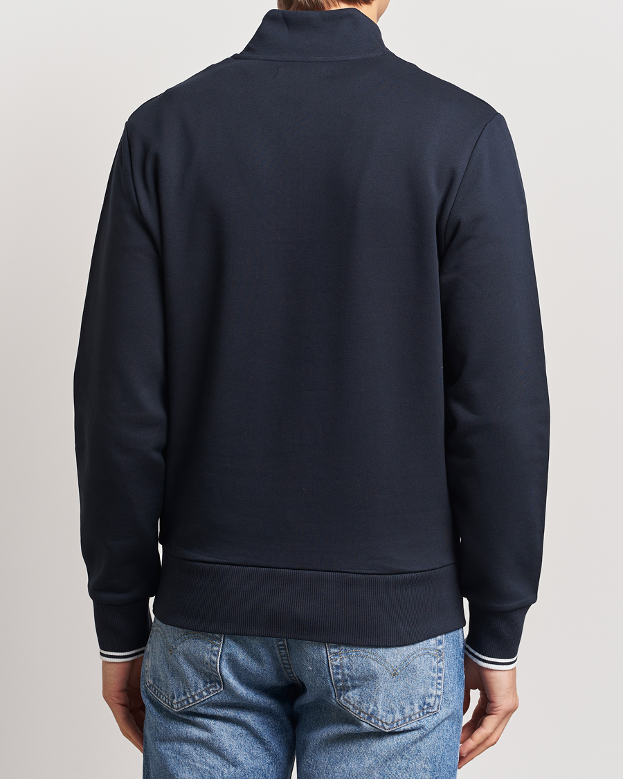 Herr | Tröjor | Fred Perry | Half Zip Sweatshirt Navy
