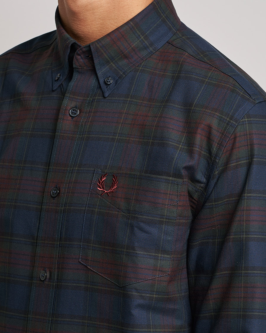 Herr | Skjortor | Fred Perry | Tartan Shirt Navy