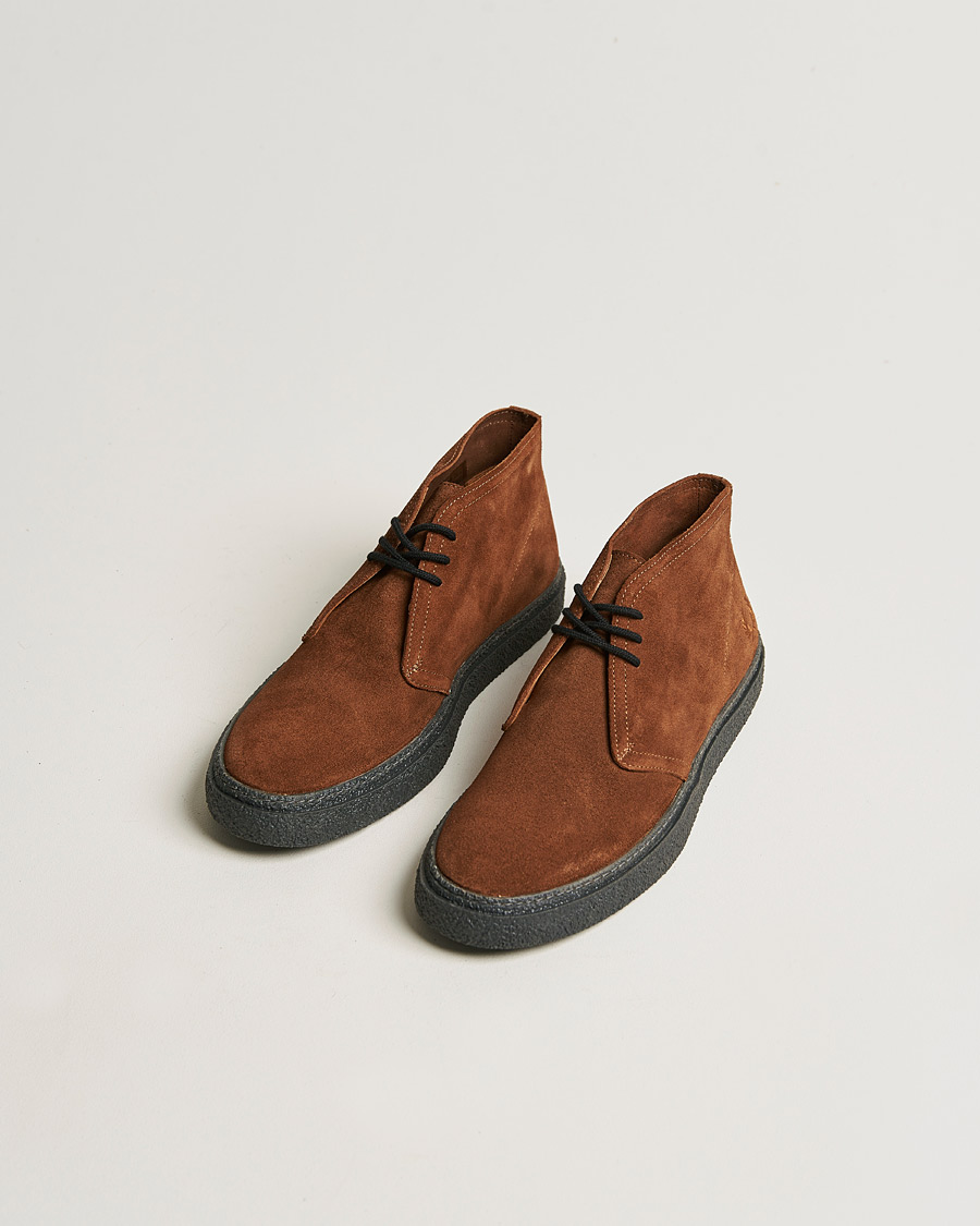Herr | Fred Perry Hawley Suede Chukka Boot Ginger | Fred Perry | Hawley Suede Chukka Boot Ginger