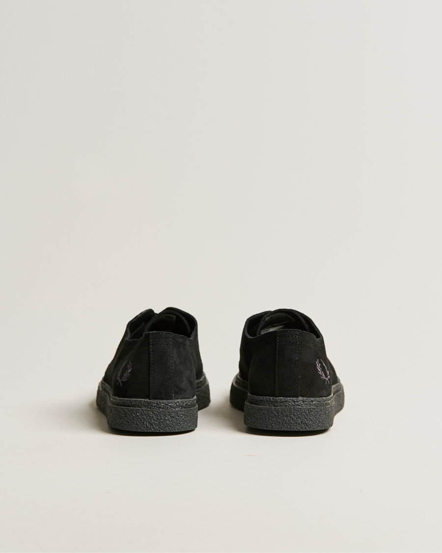 Herr | Fred Perry Linden Suede Derby Black | Fred Perry | Linden Suede Derby Black