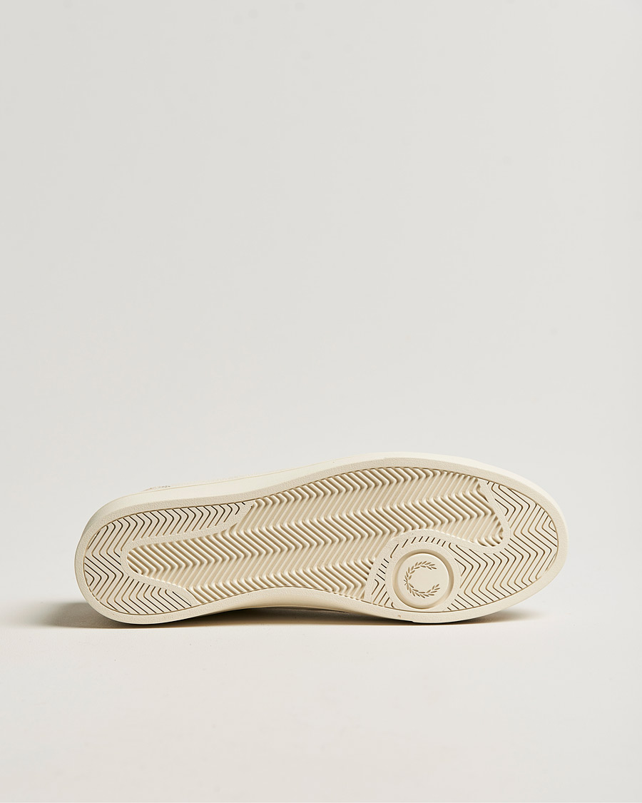 Herr | Fred Perry Spencer Tumbled Leather Sneaker Ecru | Fred Perry | Spencer Tumbled Leather Sneaker Ecru