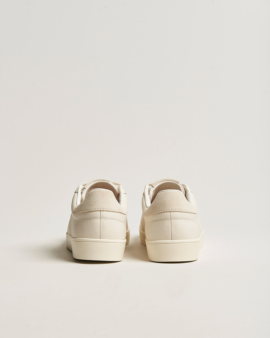 Herr | Fred Perry Spencer Tumbled Leather Sneaker Ecru | Fred Perry | Spencer Tumbled Leather Sneaker Ecru