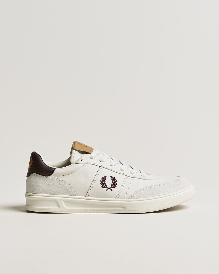 Herr |  | Fred Perry | B420 Leather Sneaker Porcelain