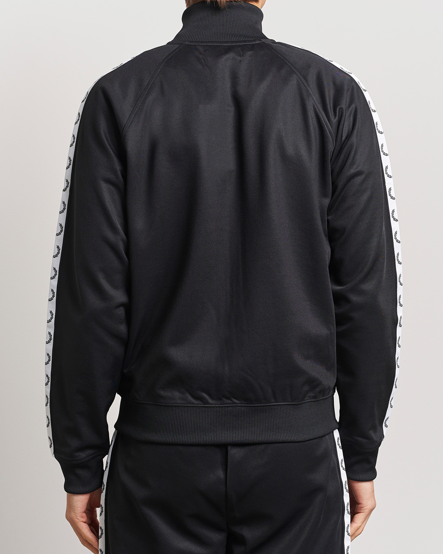Herr | Tröjor | Fred Perry | Taped Track Jacket Black