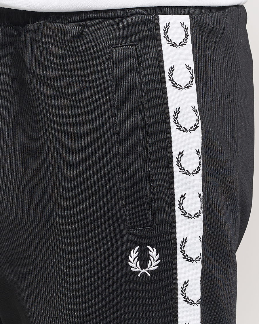 Herr | Byxor | Fred Perry | Taped Track Pants Black