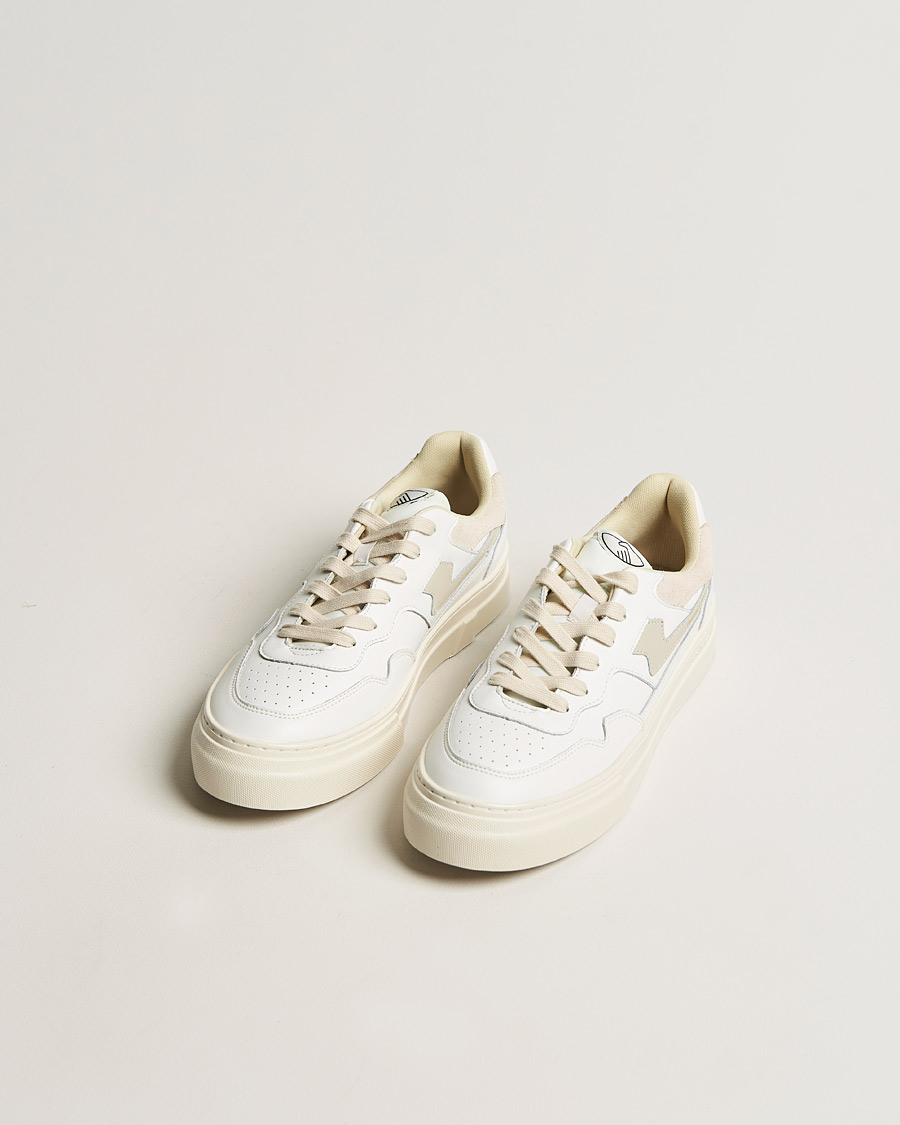 Herr |  | Stepney Workers Club | Pearl S-Strike Leather Sneaker White/Putty