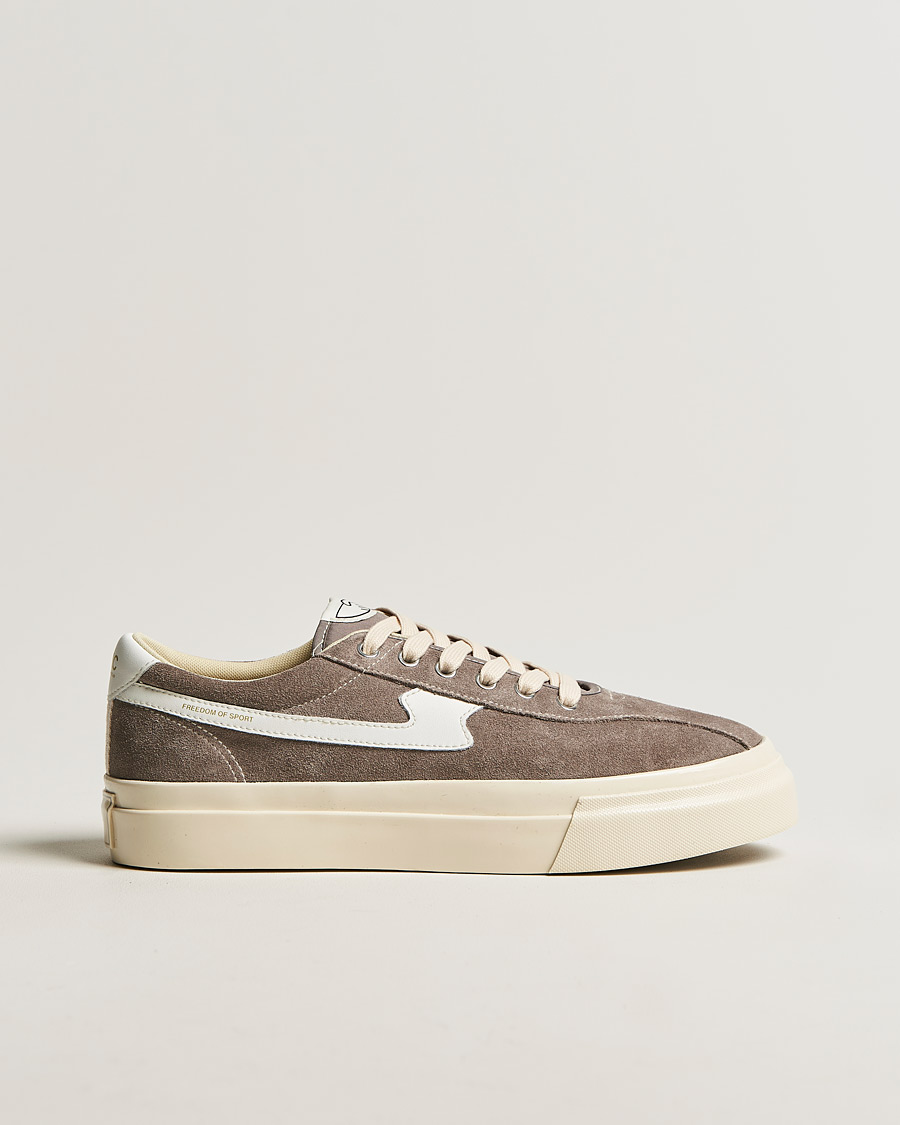 Herr | Stepney Workers Club Dellow S-Strike Suede Sneaker Grey/White | Stepney Workers Club | Dellow S-Strike Suede Sneaker Grey/White