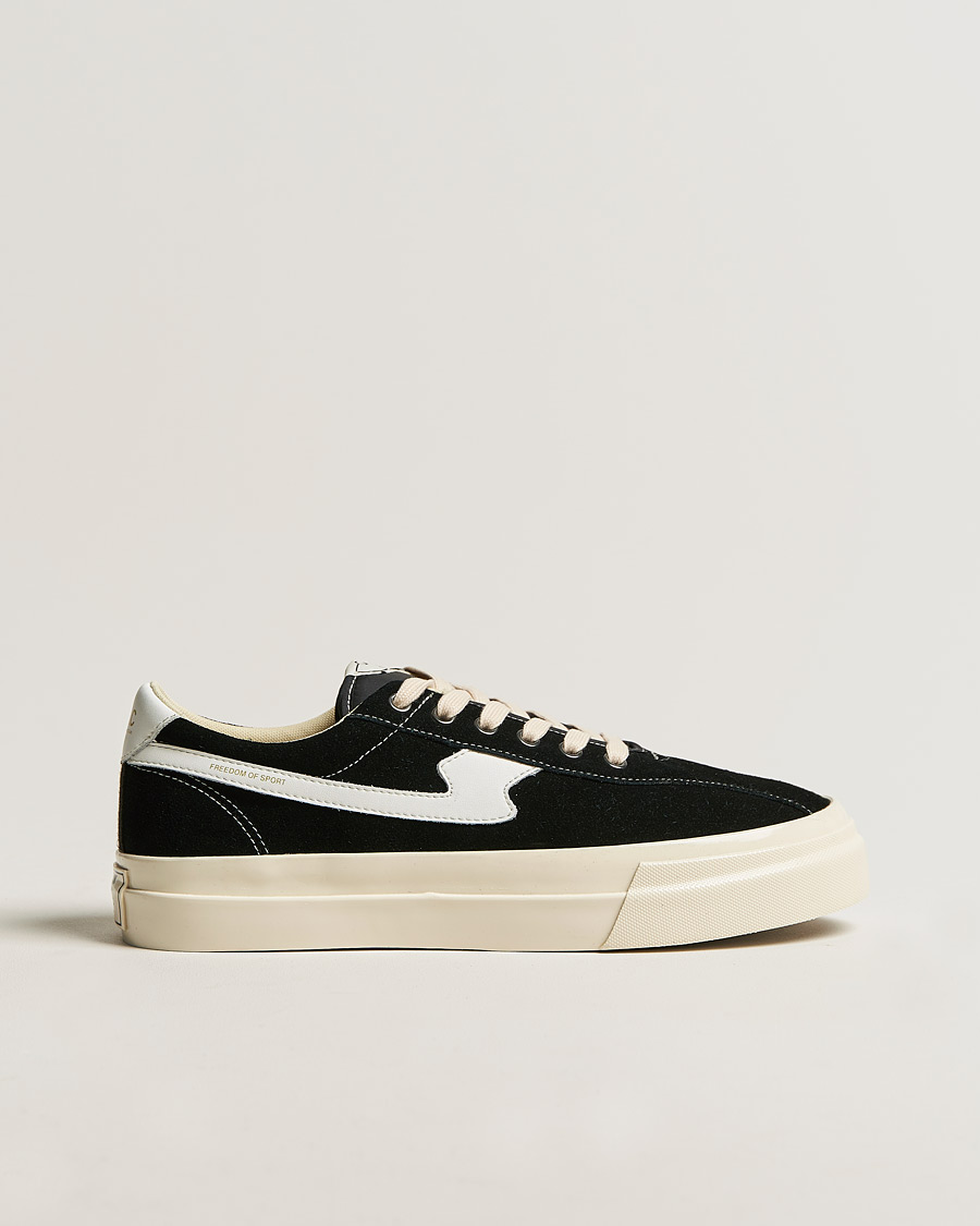 Herr | Stepney Workers Club Dellow S-Strike Suede Sneaker Black/White | Stepney Workers Club | Dellow S-Strike Suede Sneaker Black/White