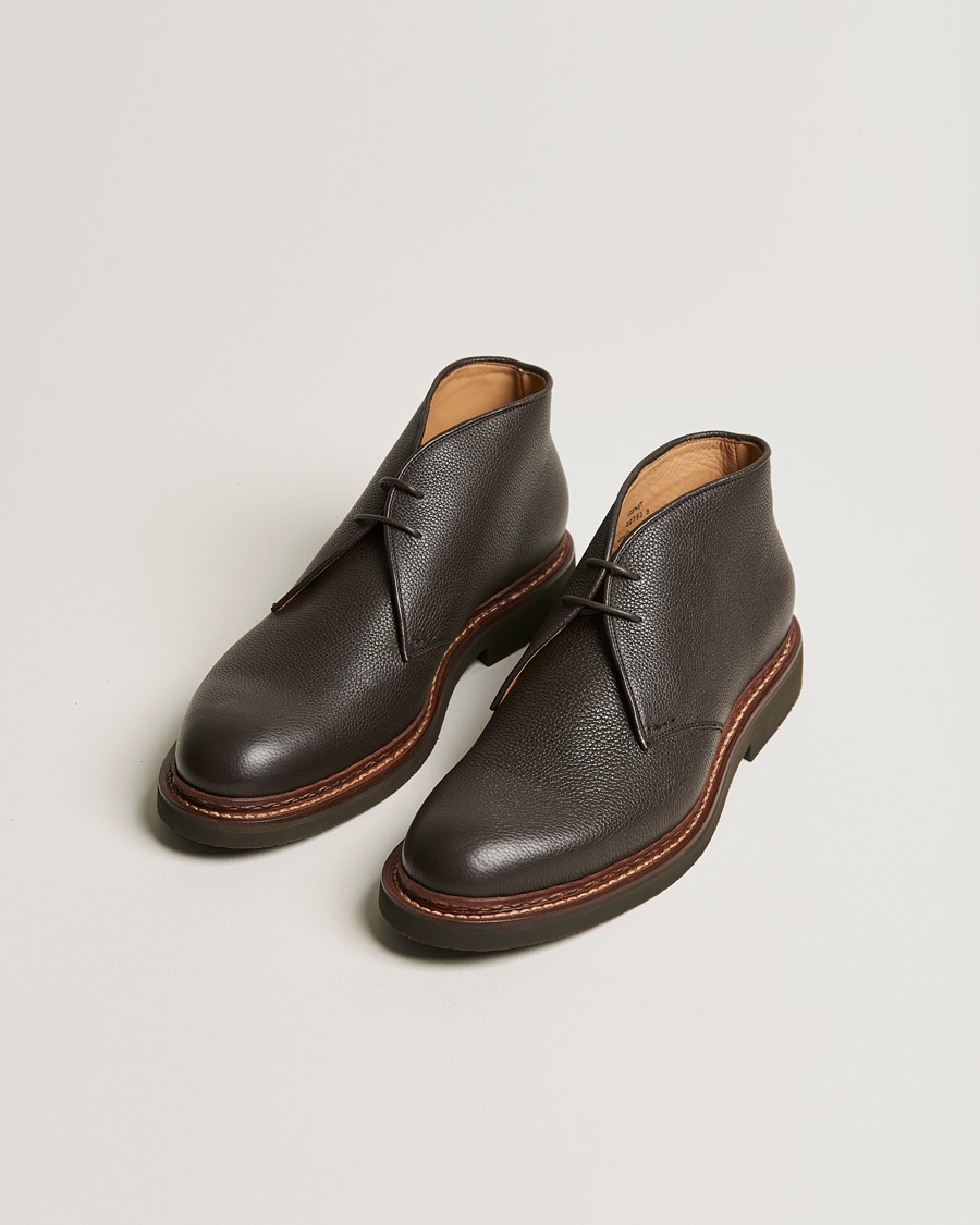 Herr | Heschung Genet Calf Chukka Boot Dark Brown | Heschung | Genet Calf Chukka Boot Dark Brown