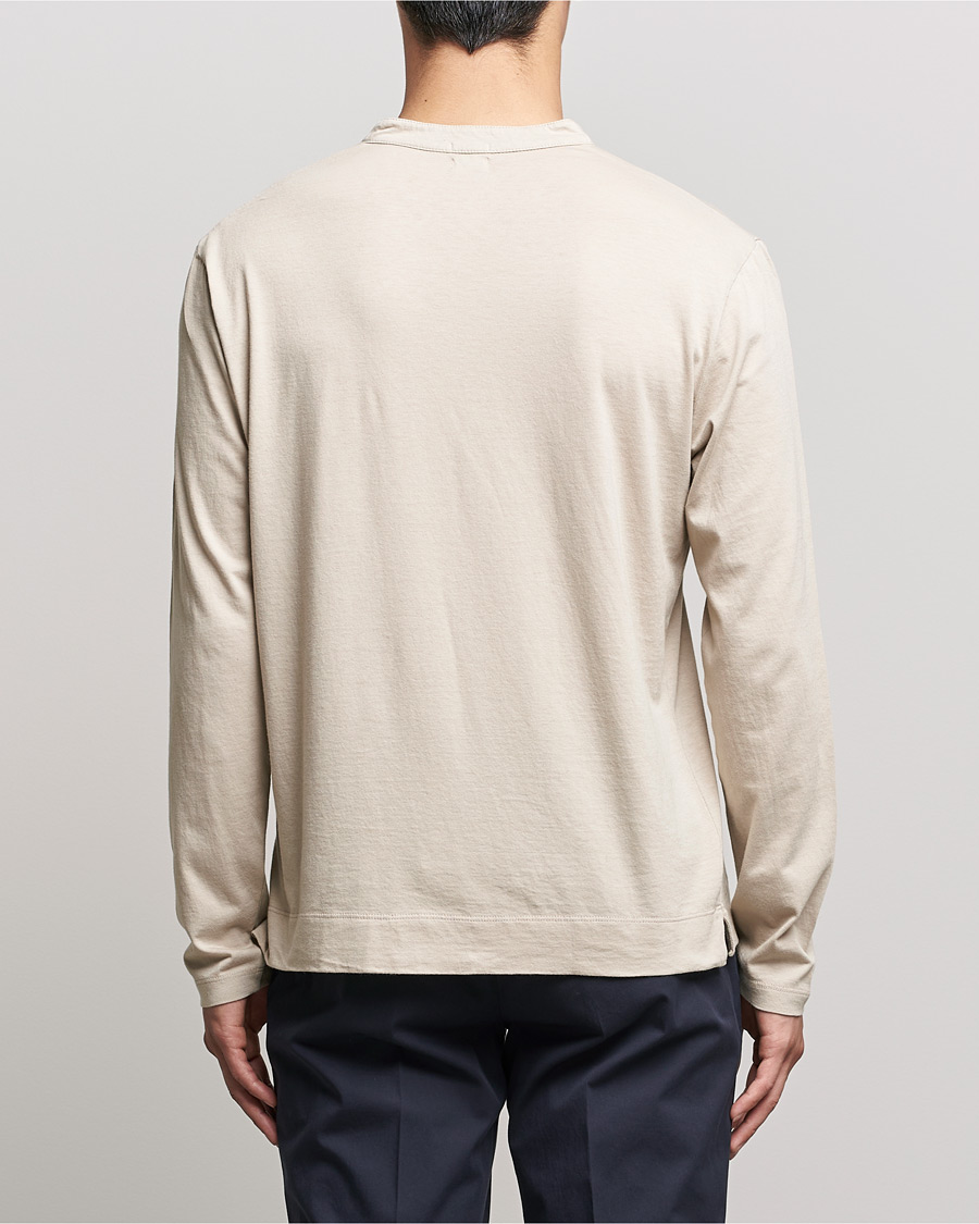 Herr | Tröjor | Massimo Alba | Hawai Cotton/Cashmere Henley Chalk